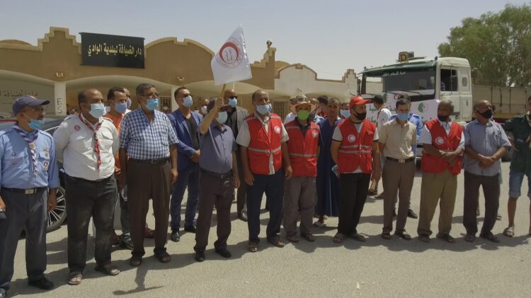 عقب الهزة الأرضية الأخيرة  انطلاق القافلة التضامنية لولاية ” ميلة “