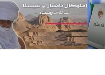 بشعار الفاتح نوفمبر هو موعد ميلاد الجزائر الجديدة / أمين عقال الأهقار وتمسنا يدعو الجميع إلى الخروج بقوة للاستفتاء على الدستور الجديد 