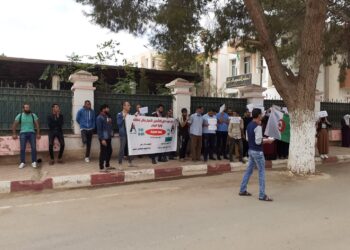 البيض/ عمال عقود ما قبل التشغيل يحتجون 