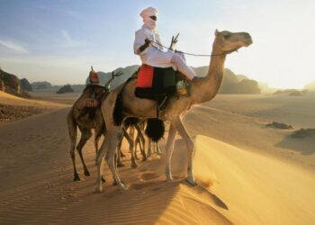 الصحراء الجزائرية : لوحة فنية تمزج بين شموخ الجبال وصفاء الرمال